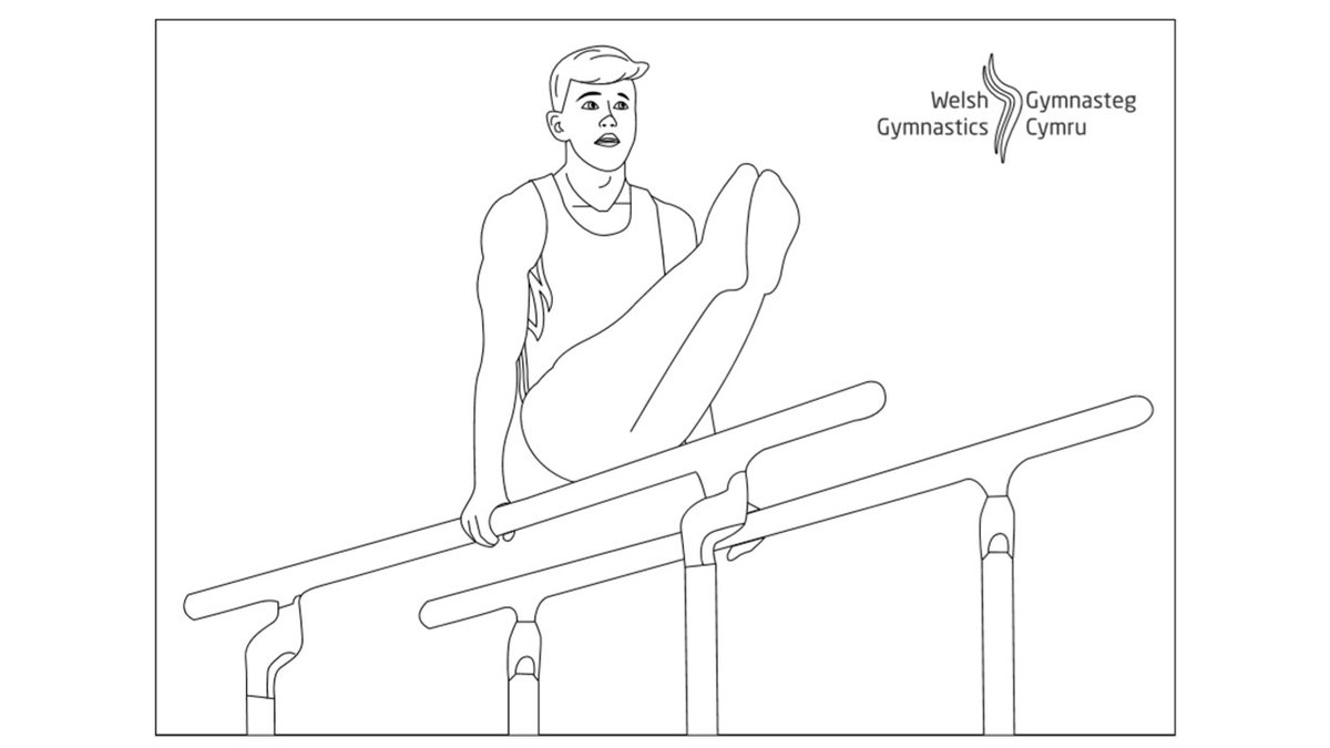 WelshGymnastics's tweet photo. It's time to get creative with our official Welsh Gymnastics colouring pages. Don't forget to share your artwork with us on social media #KeepYourPassion #GymForAll https://t.co/YjsrWUfq5x