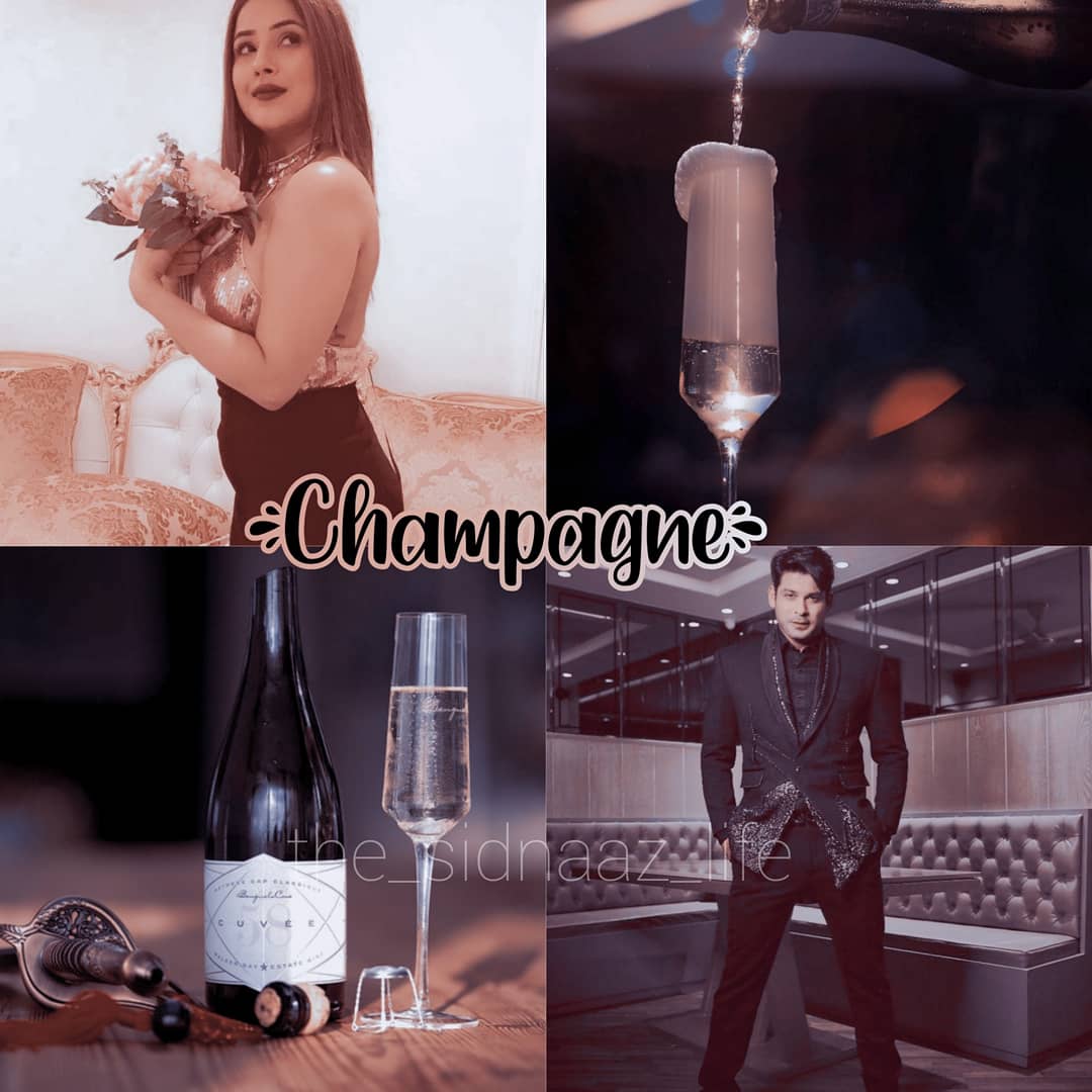 We are a bit like champagne You and me, classy and bubbly and used to see victories and celebration #SidNaaz