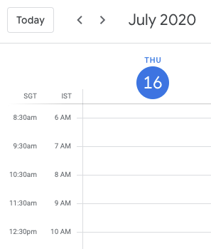 amlandatta's tweet photo. hey @Outlook , @Office365  when can we have #calendar  display multiple timezone in side-by-side mode? Same as in @googlecalendar https://t.co/bMs2vHMdaZ