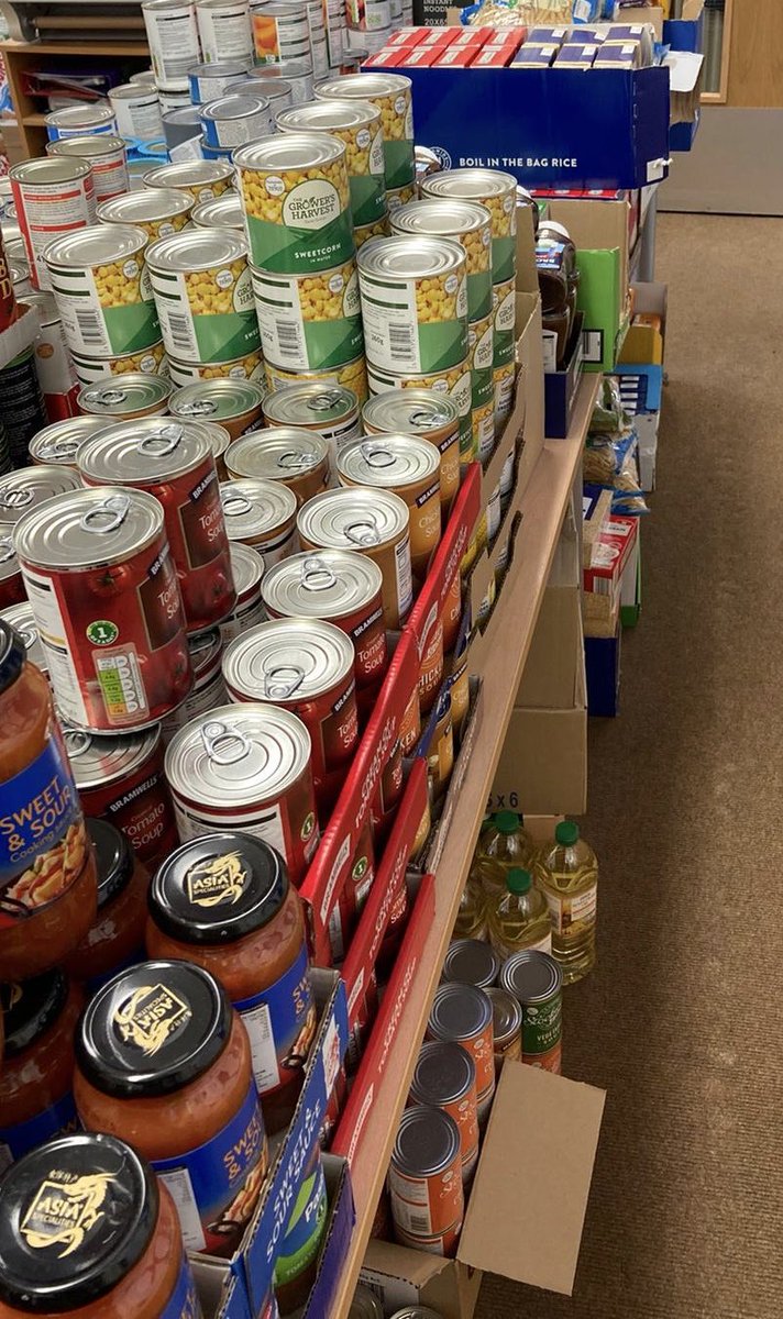 Our community food table is open today between 10 and 12.30pm Please come and see us, don’t forget your bags. Thank you to @stevemorganfdn <a href="/magic_breakfast/">Magic Breakfast</a> @cfkradiocity <a href="/AldiUK/">Aldi Stores UK</a> Bootle and <a href="/Hobbycraft/">Hobbycraft</a> Aintree for your support and donations too 🤩👏🏻