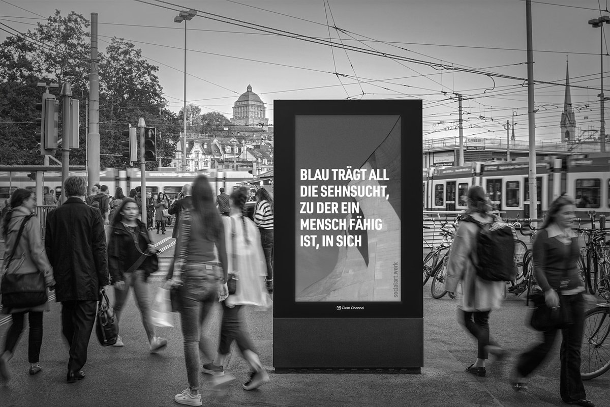 Vom 13. -28.7.20 sind die Artworks der Serie «Die Chromatika» des Künstlers Martin Firrell auf den Screens in Zürich und Basel zu sehen. Inspiration war das Goetheanum, Goethes Werk «Zur Farbenlehre» und die Schriften Rudolf Steiners. clearchannel.ch/de/news/clear-…