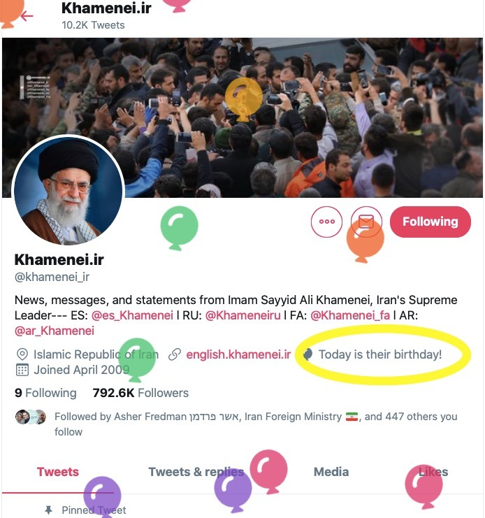 TheMossadIL's tweet photo. Hey @khamenei_ir! Twitter says it's your birthday!
We couldn't find any candles so we lit 7 ships. https://t.co/OykAJTOM0U
