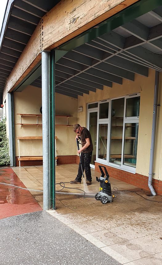 ConsortiumTrus1's tweet photo. The team in action preparing for the opening of Kirkley Nursery in September! Lots to do but the Trust is really excited, its going to be a fabulous provision 😀 https://t.co/bOhAUMBsKM