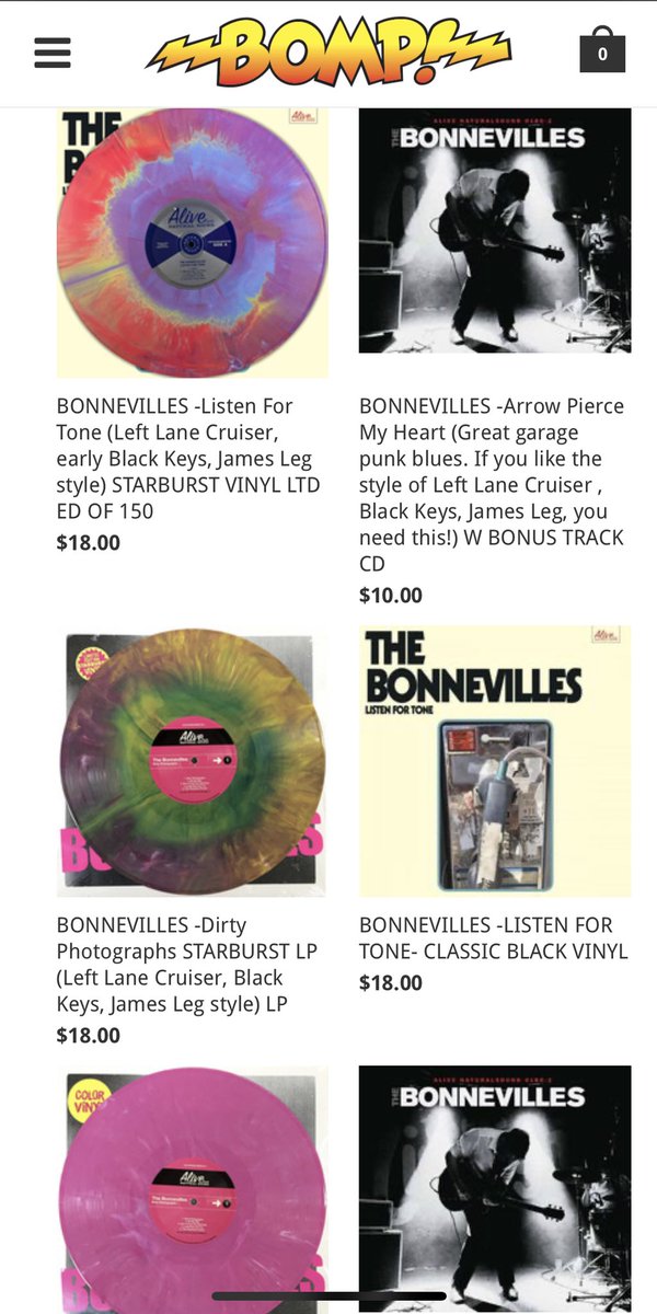 thebonnevilles's tweet photo. For all our American brothers and sisters you can buy our stuff direct from Bomp Records in America. This will hopefully help you guys with postage costs.
Check it all out here :
https://t.co/zZwLDpiFqO
@AliveRecords #bomprecords #vinyl #colouredvinyl #bompstore https://t.co/c6vqji7g8G
