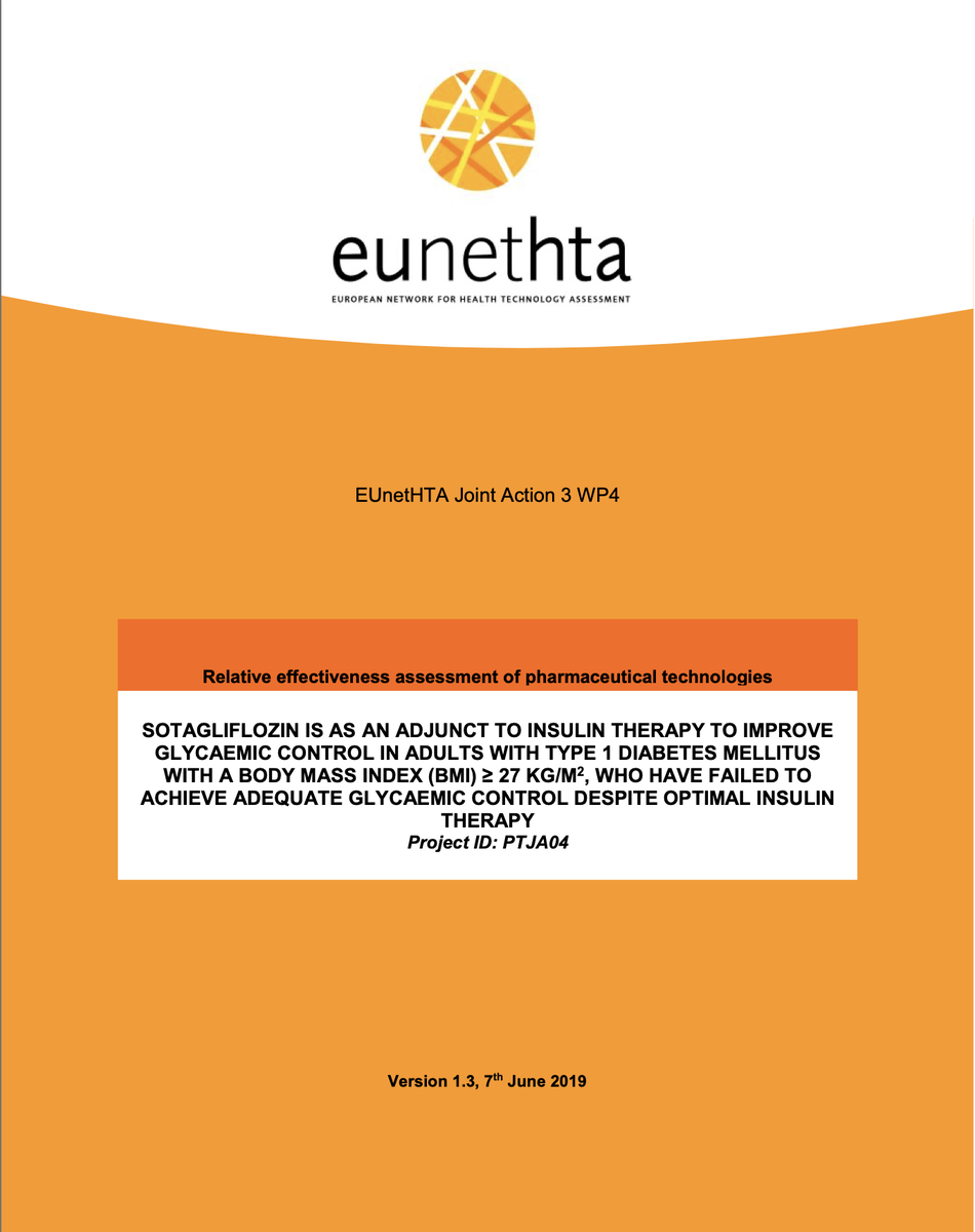 EUnetHTA's tweet photo. EUnetHTA has published of the first pharmaceutical Plain Language Summary. This summary addresses PTJA04 on sotagliflozin for adult patients with type 1 diabetes with a high BMI. For any questions, please reach out to WP4_Pharmaceuticals@zinl.nl.

https://t.co/RBZE80mhWA

#hta https://t.co/8RbHCFINhK