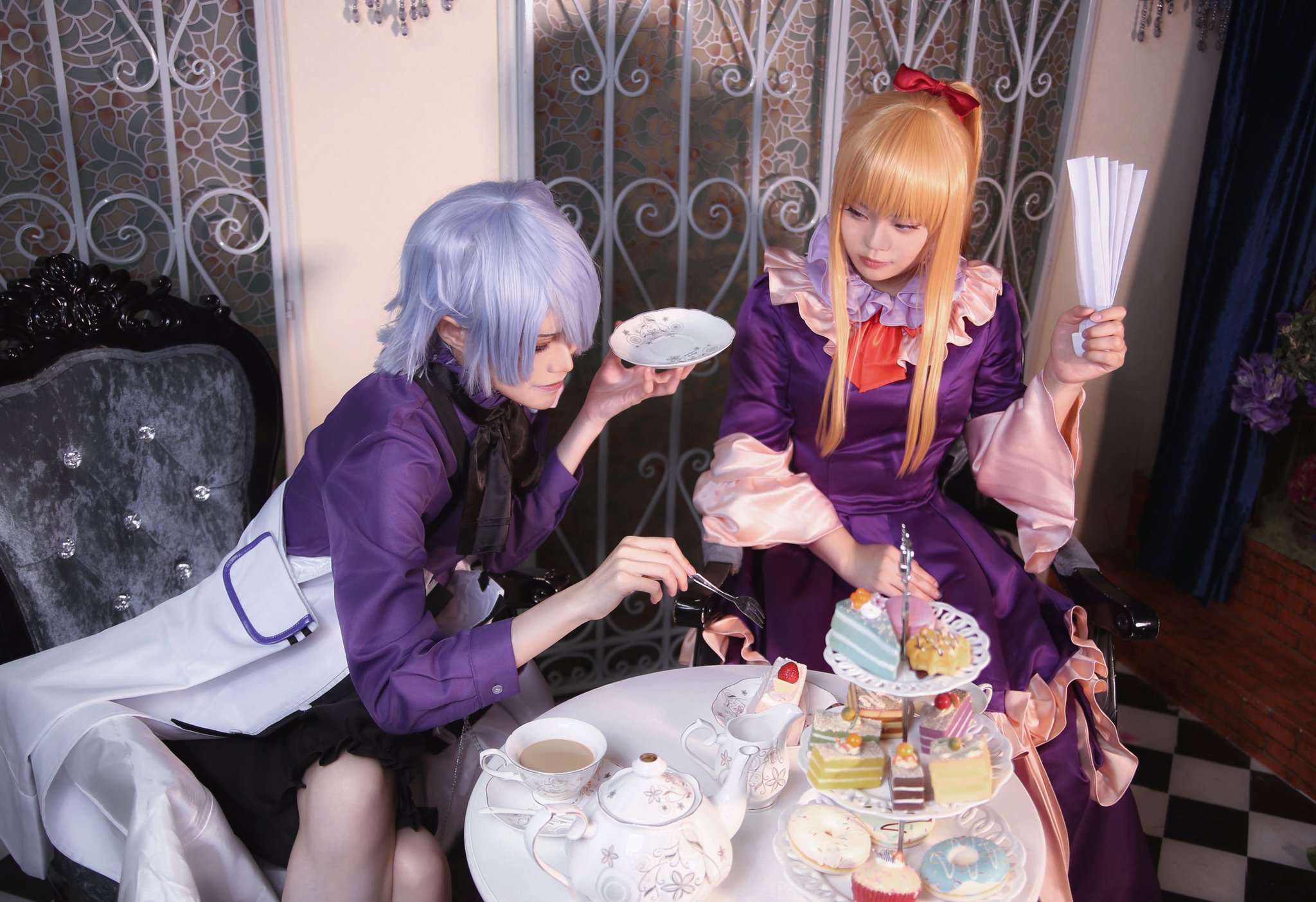 Erebus 夜煌 エレバス Tea Time Xerxes Break Erebus 夜煌 Sharon Rainsworth Okitasaki Pandorahearts Pandoraheartscosplay 潘朵拉之心 潘朵拉之心布雷克 パンドラハーツ シャロンレインズワース Sharonrainsworth シャロンレインズワース