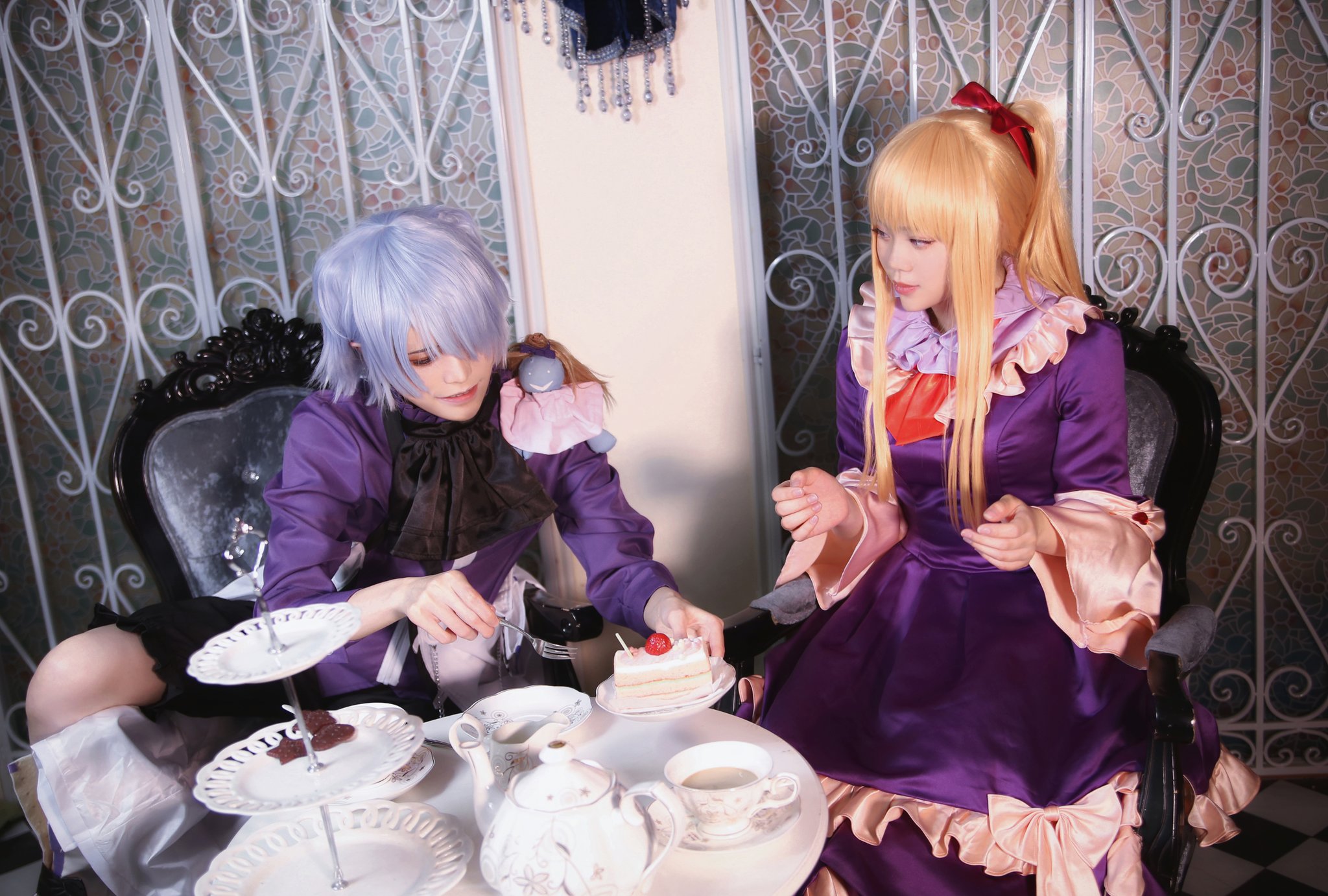 Erebus 夜煌 エレバス Tea Time Xerxes Break Erebus 夜煌 Sharon Rainsworth Okitasaki Pandorahearts Pandoraheartscosplay 潘朵拉之心 潘朵拉之心布雷克 パンドラハーツ シャロンレインズワース Sharonrainsworth シャロンレインズワース