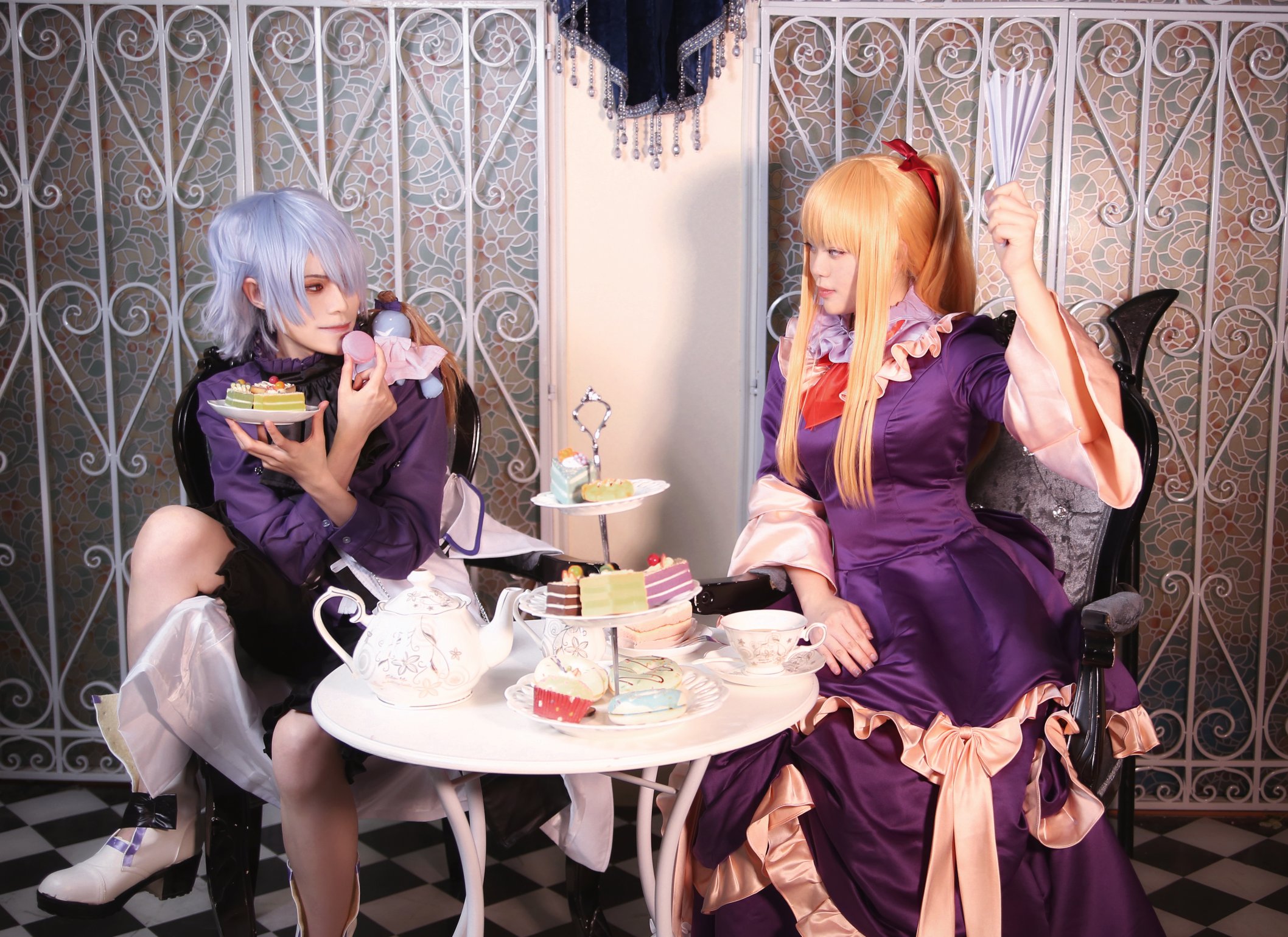 Erebus 夜煌 エレバス Tea Time Xerxes Break Erebus 夜煌 Sharon Rainsworth Okitasaki Pandorahearts Pandoraheartscosplay 潘朵拉之心 潘朵拉之心布雷克 パンドラハーツ シャロンレインズワース Sharonrainsworth シャロンレインズワース