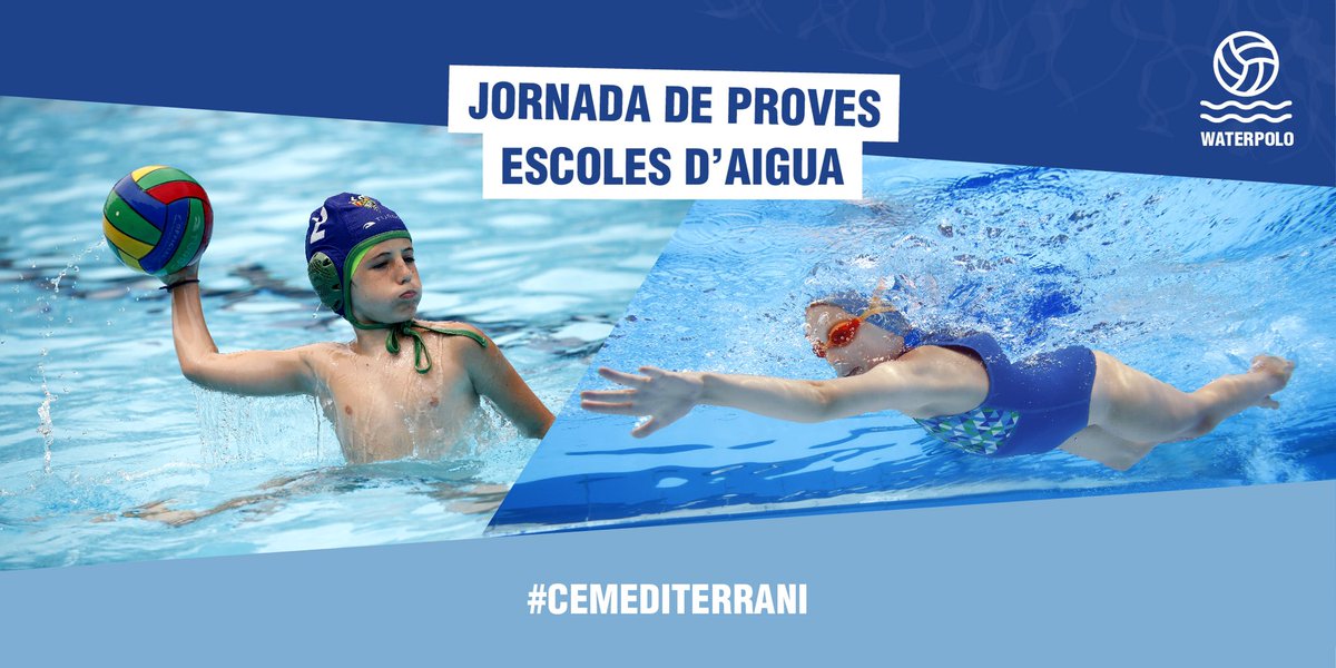 JORNADA DE PROVES PER LES ESCOLES D’AIGUA del <a href="/CEMediterrani/">Club Esportiu Mediterrani</a> 🏊‍♂️🤽‍♀️
 
Vine a provar el Waterpolo i la Natació, t’encantaran 💚💙
 
📅  Dimecres 22 de juliol
⏰ de 17 a 18h
      de 20 a 21h
📍 Instal·lació Josep Vallès (c/Begur 44, BCN)
👦👧 Per a nens i nenes del 2010 al 2014