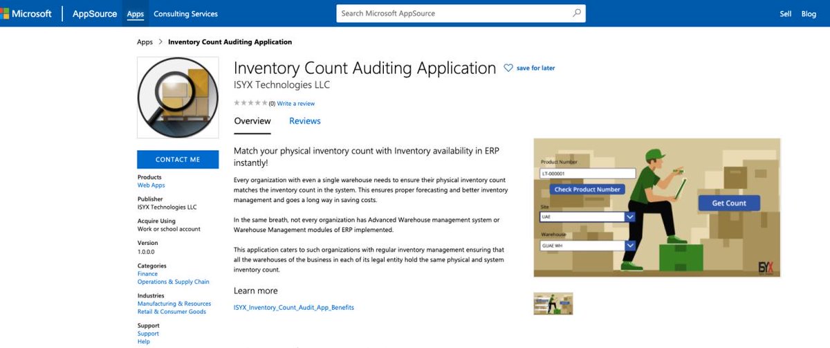 ISYXTech's tweet photo. Match your physical inventory count with Inventory availability in ERP instantly!
#microsoftdynamics365 #microsoftazure #powerapps #inventorymanagement #inventory #inventoryoptimization #dynamics365 #dynamicspartner https://t.co/rlqnyzADJc