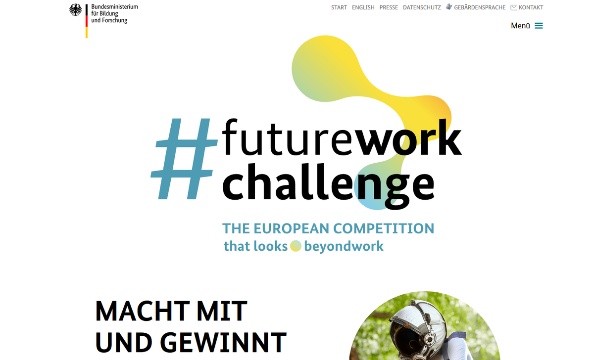 BA_NDS_Bremen's tweet photo. 🤖 Wie werden wir in #Zukunft arbeiten? Und vor allem: Als was werden wir in Zukunft arbeiten? Beim internationalen Wettbewerb #futureworkchallenge geht es darum, auf diese Fragen eine kreative Antwort zu finden. Einsendeschluss: 15.08.2020.
Mehr Infos: https://t.co/UnwQtqifVX https://t.co/79TnE1O9Pq