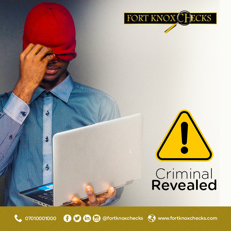 fortknoxchecks's tweet photo. Research has shown that an employee with criminal record history in previous employment is liable to display the same in your organization if employed.

#Thread #BackgroundChecks #EmployeeVerification #CredentialsVerification https://t.co/8SbZrxKOm7