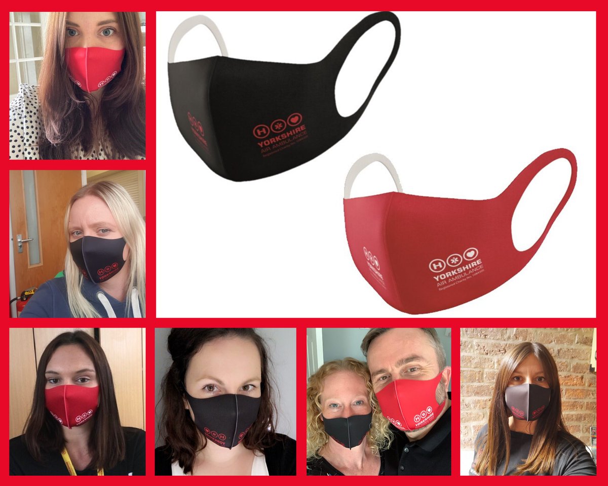 YorkshireAirAmb's tweet photo. Our face masks are now back in stock! Get yours today for only £8 including postage.  https://t.co/FFnNqiOWqO https://t.co/TRZS6ZiZJz