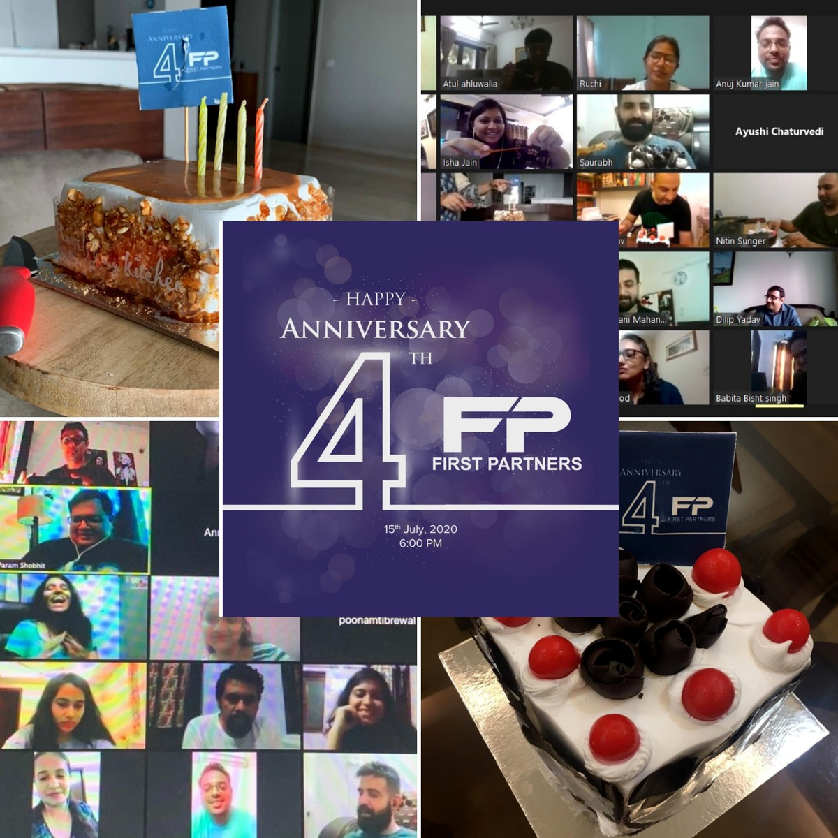 FirstPartners_'s tweet photo. Team First Partners celebrating 4th anniversary. Here is to the brightest future for all of us #PR #Birthday #Communication https://t.co/10pZPiPcWl