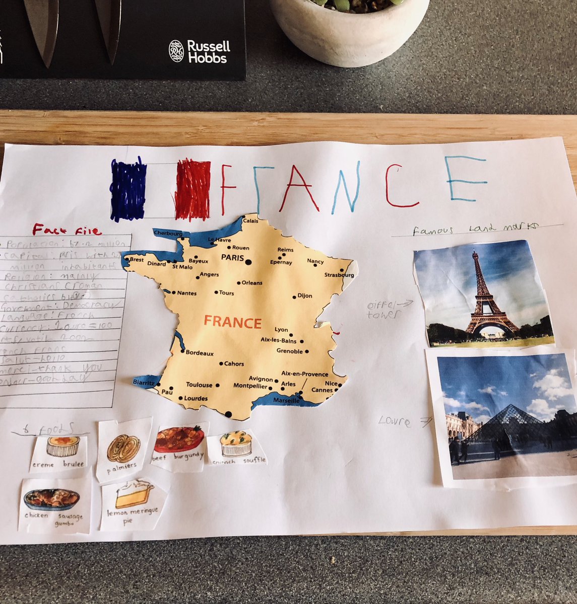 amysweeting's tweet photo. Leo’s topic poster about France 🇫🇷 @TownvilleIS @TIS_Carr https://t.co/8KNzpvx50C