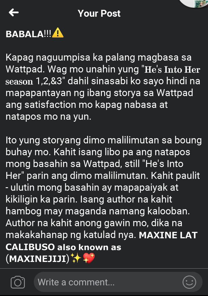143Maxwp's tweet photo. This is the story that I love the most💖✨ "He's Into Her season 1,2,&amp;3" by @maxinejiji I STAN YOU 'TILL THE END ATE MAX❣️

@hesintoher 
@maxinejijiRT 
@maxinejijiesOFC 
@maxineJijies 
@MAXINEJIJIES_ 
@themaxinejijiRT 

#HesIntoHer https://t.co/LWuKjehm2q