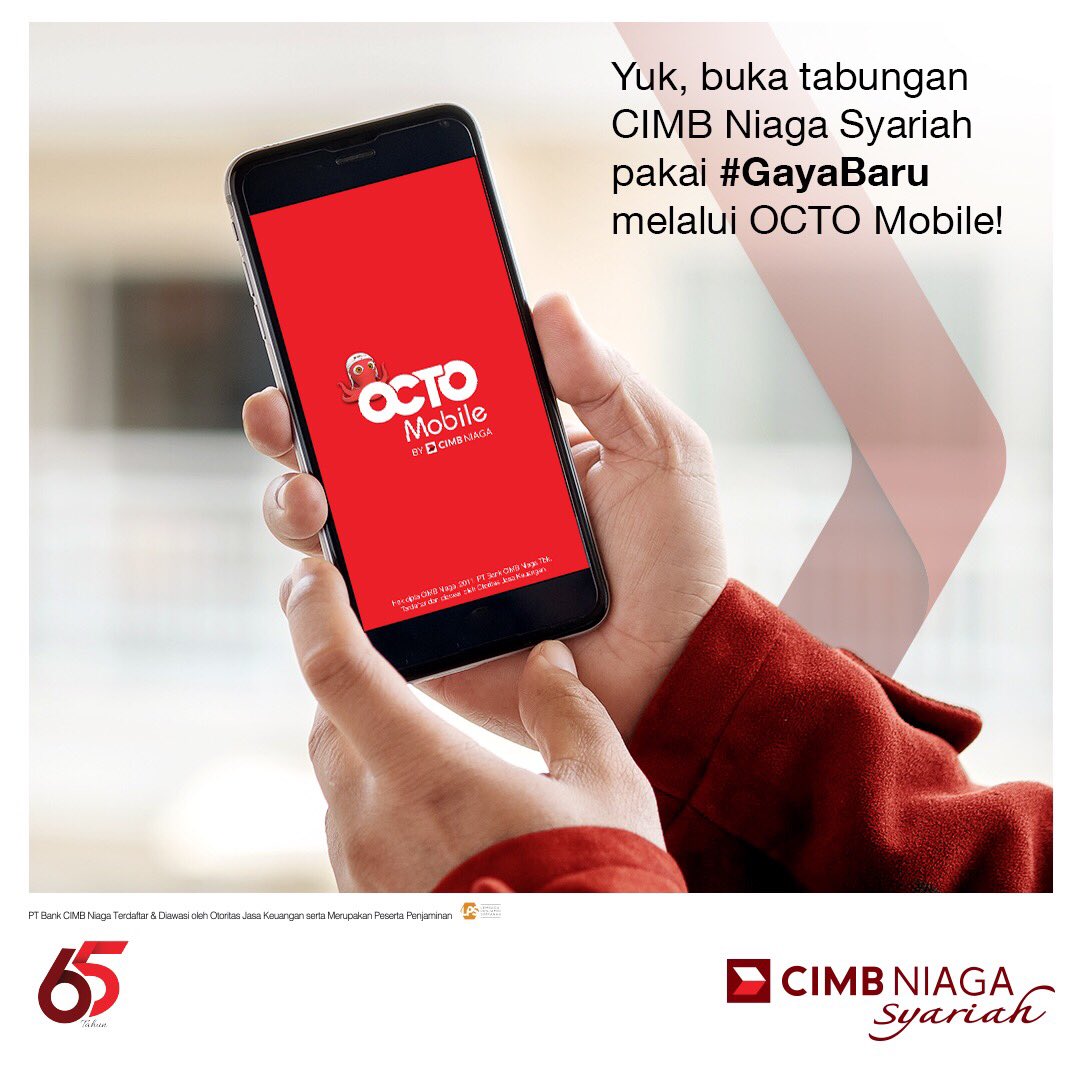Cimb Niaga On Twitter Mudahnya Buka Tabungan Cimb Niaga Syariah Dengan Gayabaru Menggunakan Octo Mobile Atau Octo Clicks Sudah Bisa Punya Tabungannya Dengan Setoran Awal Mulai Rp100 Ribu Saja Tabungan Sudah Bisa