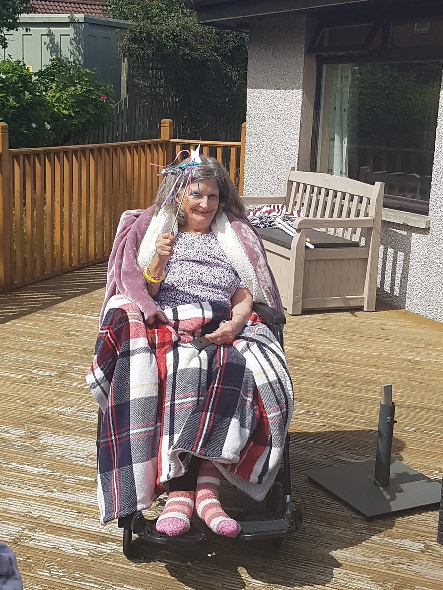 Some of our residents having a rip roaring good time celebrating National Care Home Day in style! #carehomeday20 #buffet #decorations #props #entertainment <a href="/HolmesCareGroup/">Holmes Care Group 💚</a> <a href="/LoveWestLothian/">West Lothian Council</a>