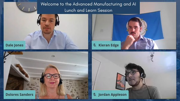 TotalControlPro's tweet photo. Brilliant lunch &amp; Learn session today! Thank you @jordanisonfire at @harksys,  Kieran from @TheAMRC
and @DoloresSanders for sharing the future of #AI. 

And a special thank you to @aitechnorth and its partners for organising 👏 #IXInspired https://t.co/0UAMHOT2vr