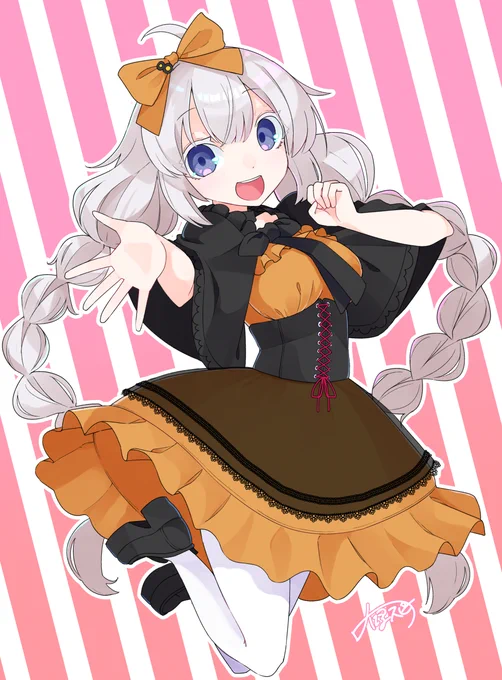 以前ゲストで描いたあかりちゃん! 