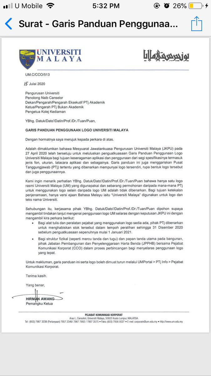 Twt Um Twitterissa Ketuamentor Assalamualaikum Km Yg Hensem Betul Ke Mmg Nak Buang Logo Setiap Kolej Terima Kasih