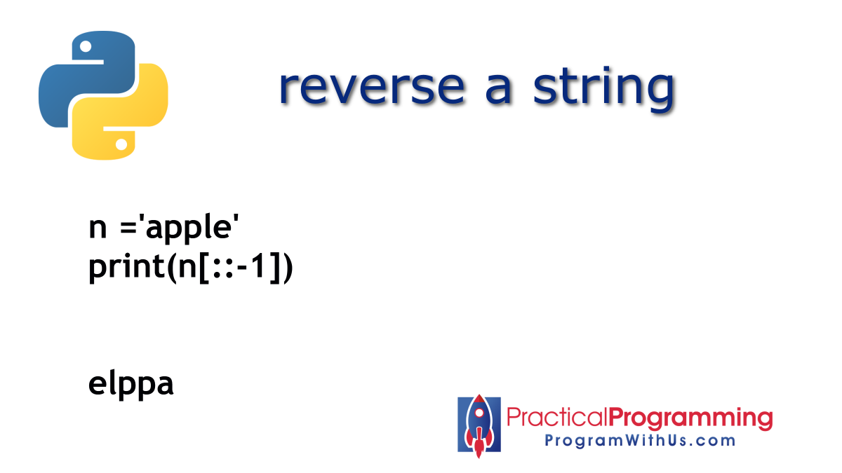artyudin_nyc's tweet photo. reverse a string 
 
#programwithus #pythonimmersive https://t.co/Sqcx2u7YMN