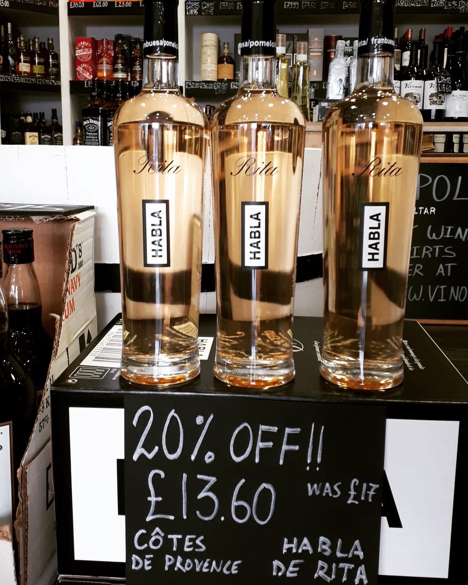 Vinopolisgib's tweet photo. Habla Rita provence rosé!! Special summer offer 20% off 🌸🌸💕💕💕 Pop by our shop or order online 
200 77210
https://t.co/zulo48YOyO
#hablarita #rose #provencerose #topwine #bodegashabla #summeroffer https://t.co/FMdXQr8CCH