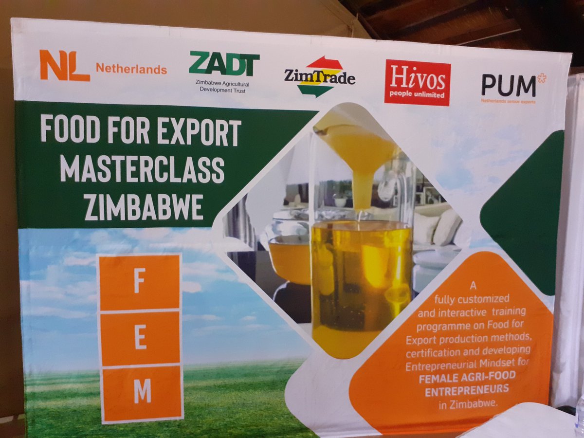 AmandlaBrands's tweet photo. We are elated to be selected among 15 women in agro-business to be trained for the #Fem2020 training programme supported by @NLinZimbabwe, ZADT and @ZimTradeAlerts.We never stop learning so we produce quality products @zfu_official @ENTREPRENEUR2TV https://t.co/BWxHHXe6s7