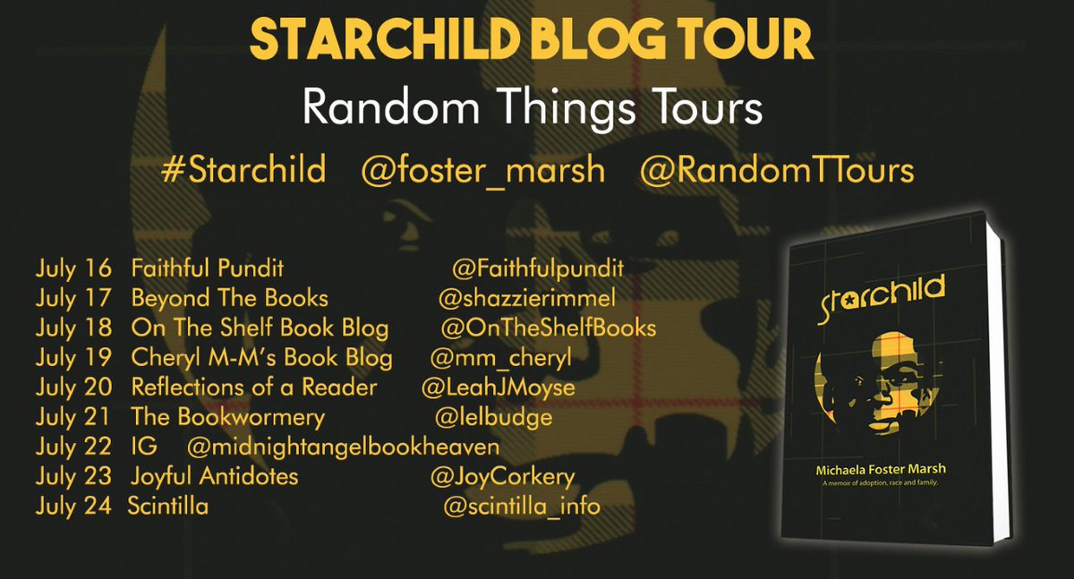 RandomTTours's tweet photo. Foster Marsh’s candour and compassion shines through each page, and ‘Starchild’ will certainly lift many readers to their own feats of generosity. 

Join @faithfulpundit for DAY ONE of the #Starchild by @foster_marsh Blog Tour with #RandomThingsTours

https://t.co/CF5IHkEcRp https://t.co/DWgIv94gHM
