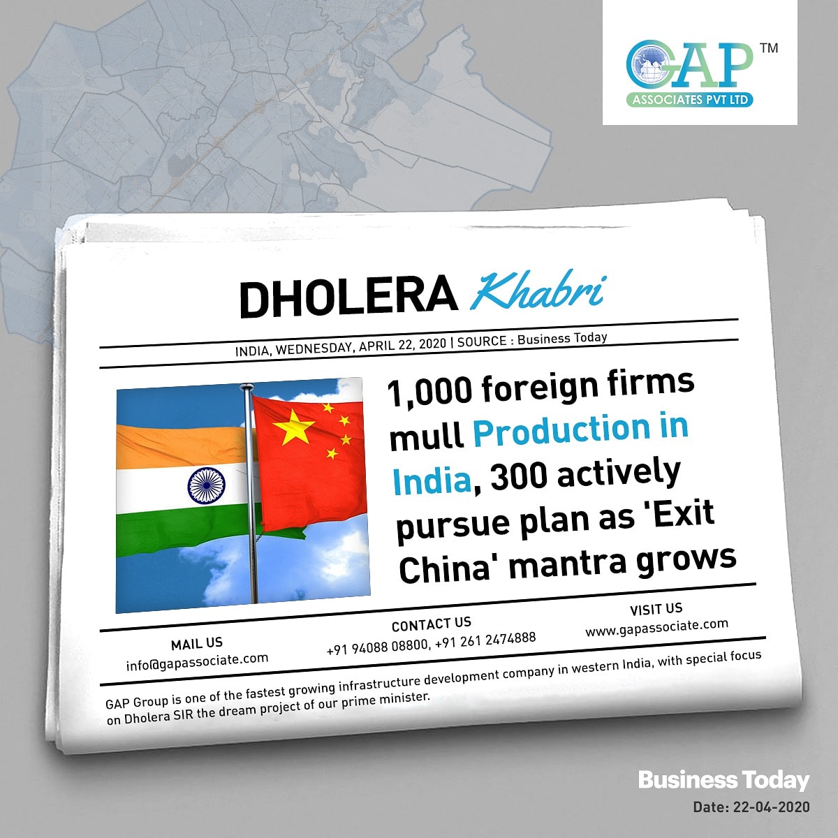 gap4dholera's tweet photo. https://t.co/9OTTRfqxv9
#GAP4Dholera #BrandGAP #DholeraSIR #Dholerakhabri #Dholeranews #Dholeraland #Dholerainvestment #Specialinvestmentregion #Activationzone https://t.co/npCuShBVtZ