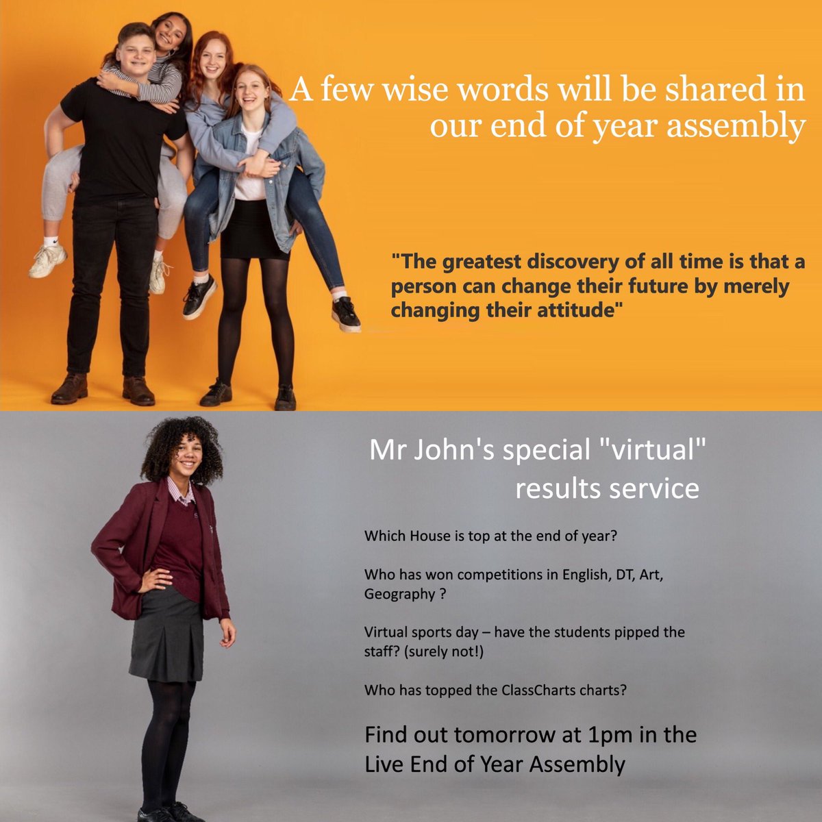 StroudHigh's tweet photo. #shstv is gearing up for the school’s biggest #liveonline production yet! #virtualassembly 1pm on Friday - Check your school email for a link #lockdownassembly #wisewords #virtualresultsservice #housewinners #virtualsportsday #spiritoffun #21stcenturygrammar #everythingispossible https://t.co/VAJ5Xe7sHZ