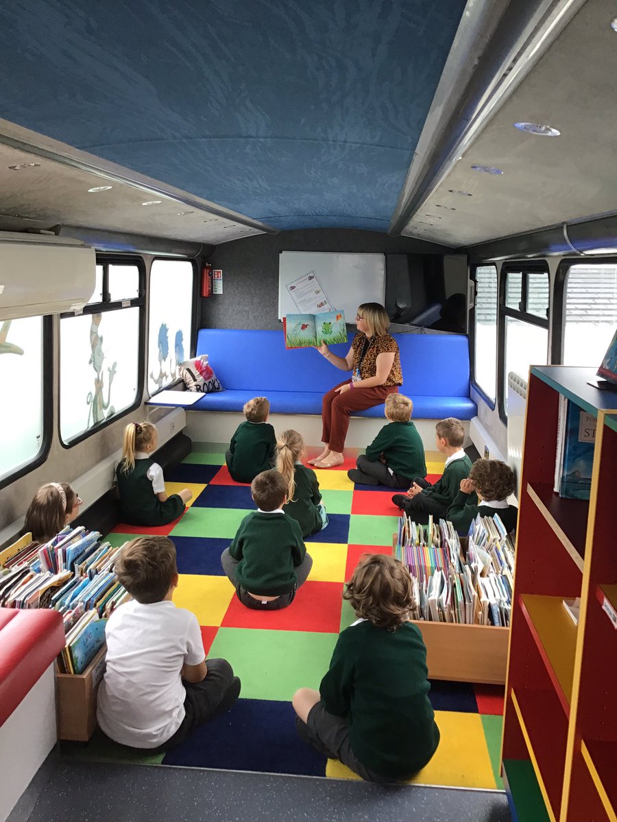sjvblackpool's tweet photo. Today we are celebrating Reading Together Day with @readingagency MissHornby has read us a lovely story on the library bus π #SJVBubble1B π@SJVEnglishHub #ReadingTogether #readingforpleasure #SJVClass1HU #SJVClass1HA https://t.co/xjQyyD95Fn