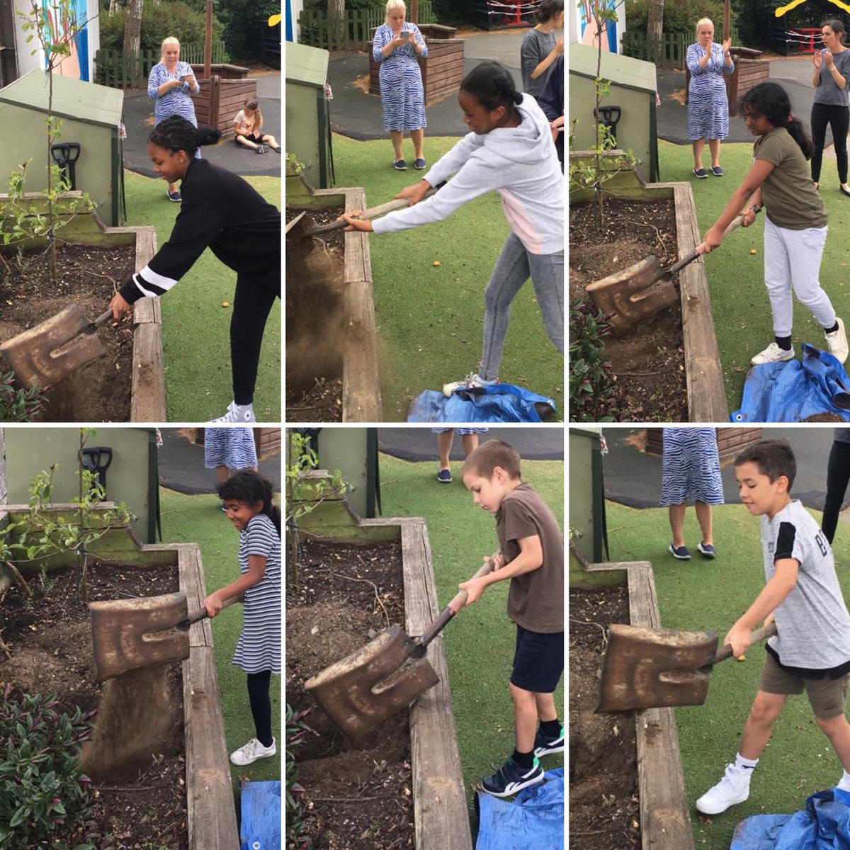 Old_OakPrimary's tweet photo. A moment in time 💫

Yesterday the staff and children in the #KeyWorkerBubble buried a #TimeCapsule they have been working on during #Lockdown

A lovely way to remember how the #OldOakFamily came together during this unprecedented crisis 💙

#School #Education @educationgovuk https://t.co/V99TVaDcXP
