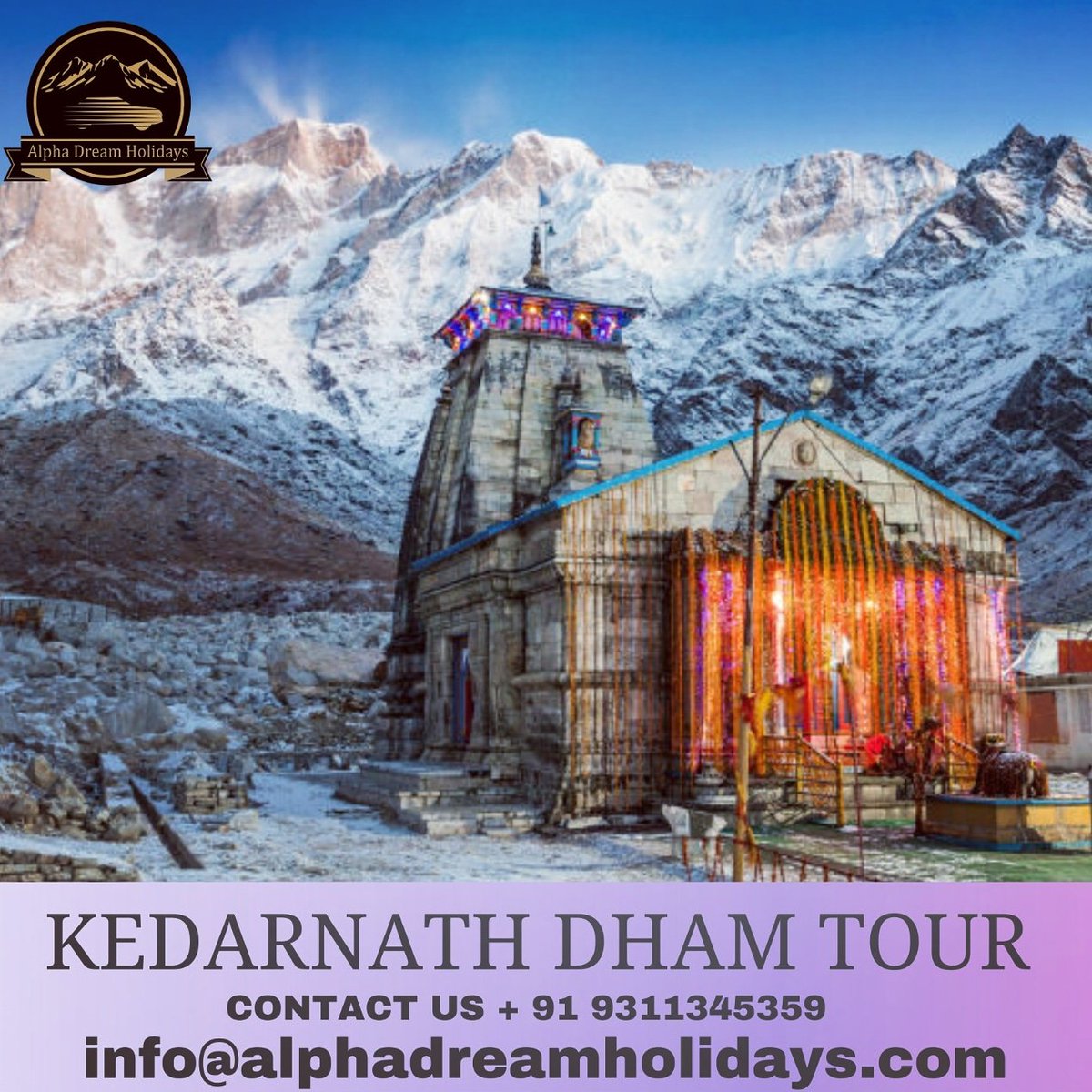 Visit the home of Lord Shiva and attain his blessings to magnet peace, harmony and happiness into your life. Book your Kedarnath  package now!
#kedarnath #badrinath #kedarnathbadrinath #haridwar #shivji #uthrakhand