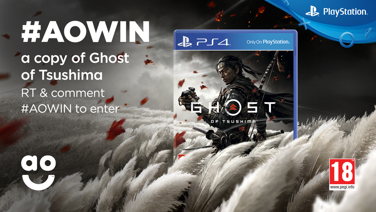 ao's tweet photo. Enter now for your chance to win a copy* and take up the mantle of a master samurai to fend off the invading Mongol horde! 

*Redeem via download code

See the game> https://t.co/mP89dCSixv
----
Full T&amp;Cs > https://t.co/LsRcmo5JMQ

#GhostofTsushima #PS4 #Competition #win #gaming https://t.co/RhHmrHeP6p