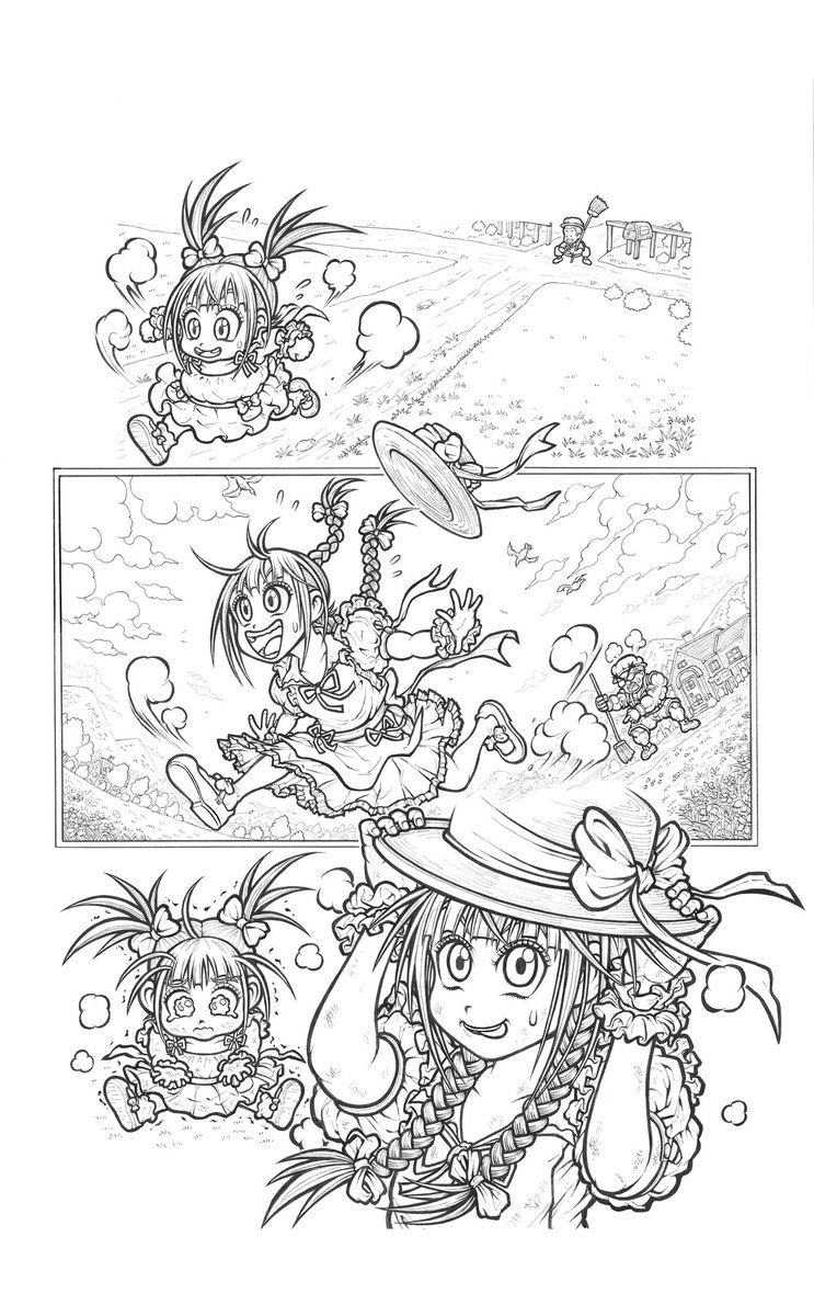 はしって フルサイズ表示ver こだわりです コピック 美 健平の漫画