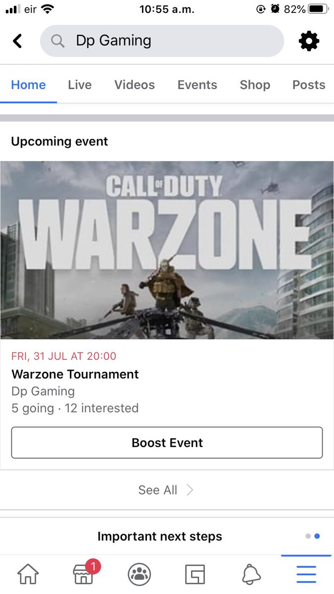 dPotts_95's tweet photo. Hosting a Warzone tournament over on my Facebook Gaming page if you have any interest in this let me know 💪🏻 Doesn’t matter if your the best or the worst in the business it’s all for fun and there will be Prizes for 1st 2nd and 3rd https://t.co/YtcBYIYvZL