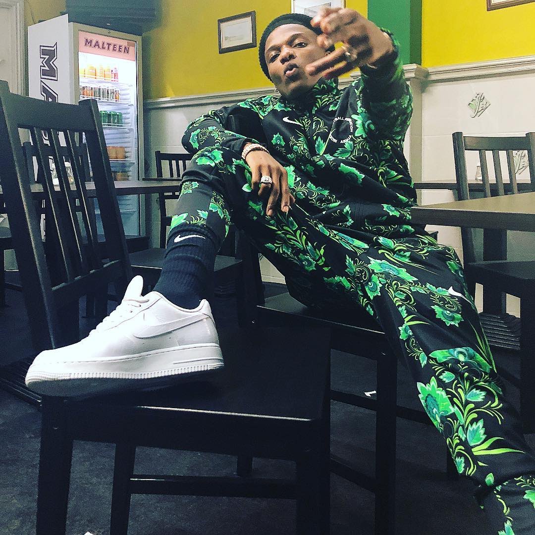 20.wizkid was one of the celebrities to model for the Nigerian jersey for World Cup (Russia 2018) which sold out in 10 minutes on Nike store in 2018