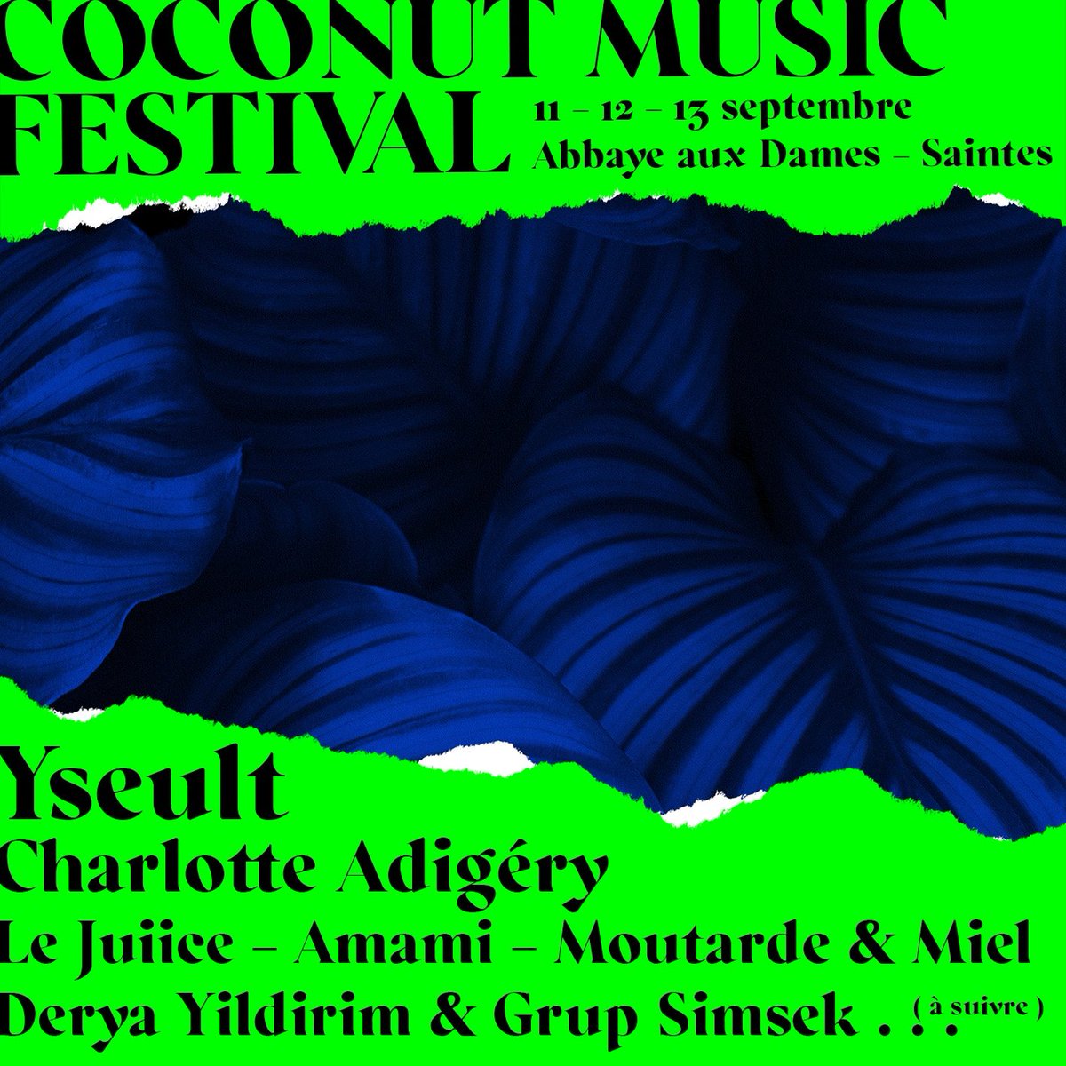 CoconutMusic_'s tweet photo. Les premiers noms du #coconut20 💚 https://t.co/y0veGrOB8C