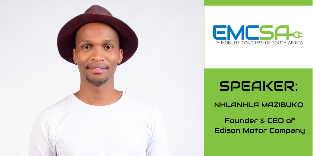 EMCSACongress's tweet photo. EMCSA is very excited to announce that Nhlanhla Mazibuko, COO at @khanyisaRE Solutions, and founder of Edison Motor Company will be speaking at EMCSA. For more information about him and our other speakers please visit our website:  https://t.co/Tw5WskXXr4
#EMCSA #EMCSASpeaker https://t.co/mdAy2SxToo