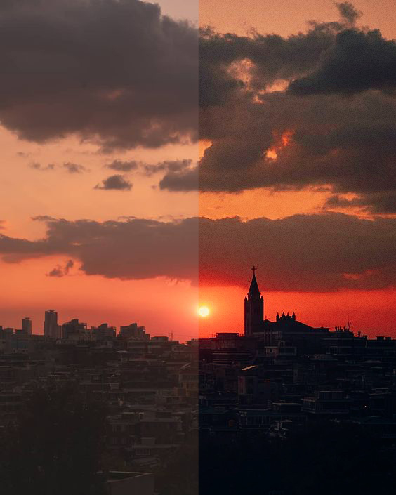 makesomepics's tweet photo. 요즘 비가 왔다 말았다...
이상하게 [하늘]만 이쁘단말입니다..🌅
원하는대로 수정해서 써 보세요! 

밝기 -5
대비+15
채도+25
그레인+10
그림자-26
하이라이트-16
색온도+20
...
다른 어플은 잘못해서..푸디로만 해요!
레시피 공유하기 편한것도 있구요
(첫번째 QR찍으면 됩니당!) https://t.co/qj32NxsOad