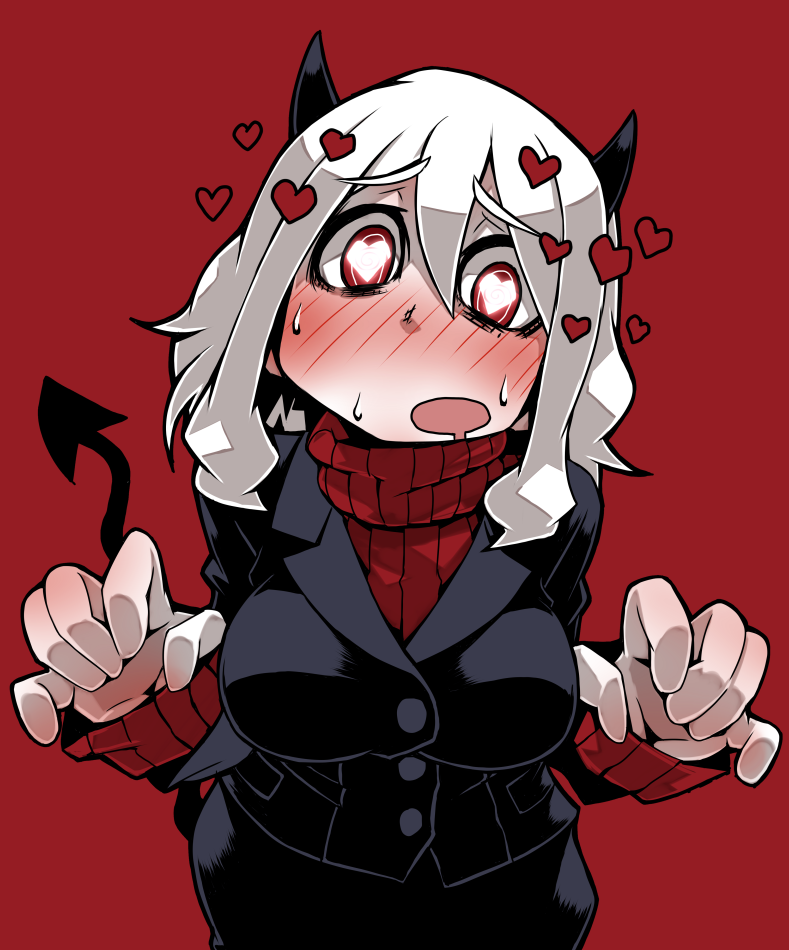 モデウス(Helltaker) 「モデウス。
#helltaker 」|あやめのイラスト
