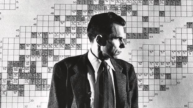 Other Nobellists or future nobellists have been working in Chicago: Arthur Compton and future winner Glenn Seaborg. And Seaborg is the reason we're all here. He created a little something called plutonium.