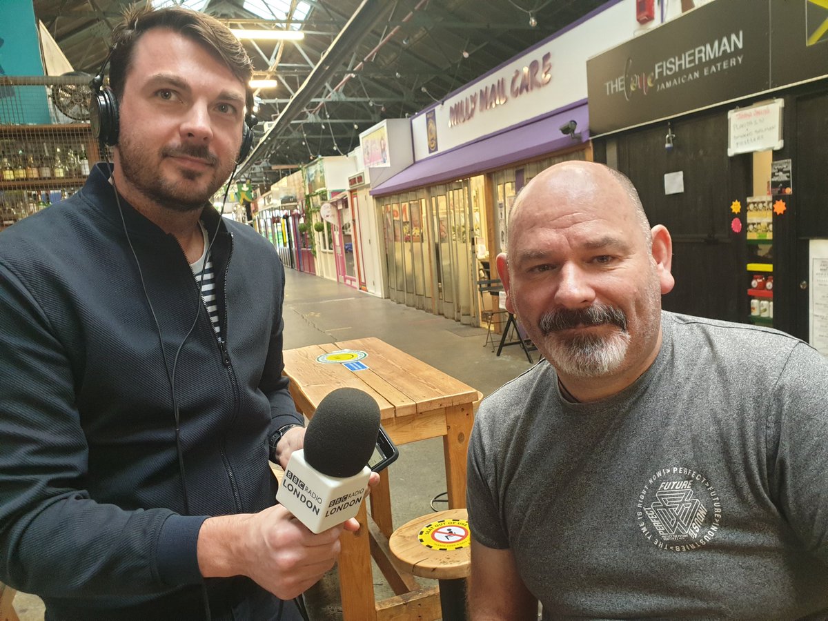 Luis continues his star turn! 🌟🌟🌟Interviewed by <a href="/BarryCaffrey/">Barry Caffrey</a> on <a href="/BBCRadioLondon/">BBC Radio London</a> this morning! 👏👏👏

<a href="/MinasshopGrill/">MinasShop & Grill</a> #localhero #communityspirit #tootingmarket #SupportLocalBusinesses
