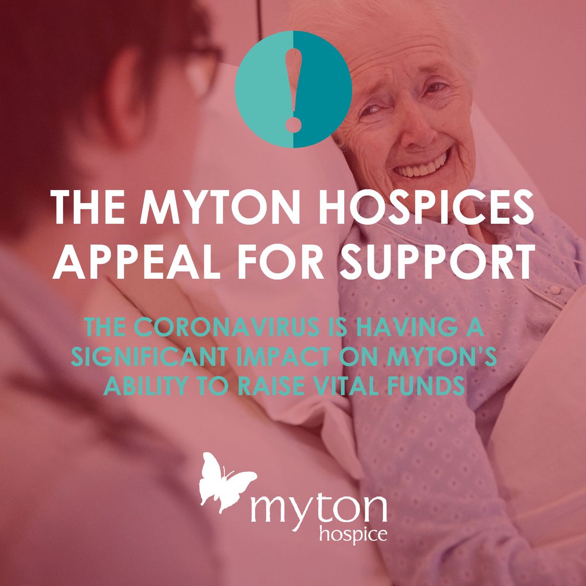 MytonHospices's tweet photo. *URGENT APPEAL, PLEASE HELP!*

If you can please show your support by making a donation and sharing this post so that we can continue to be here for those who need us, now and in the future. #SUAHour

Urgent appeal at: https://t.co/b8yFOh0OEJ https://t.co/X54FBvdjC4