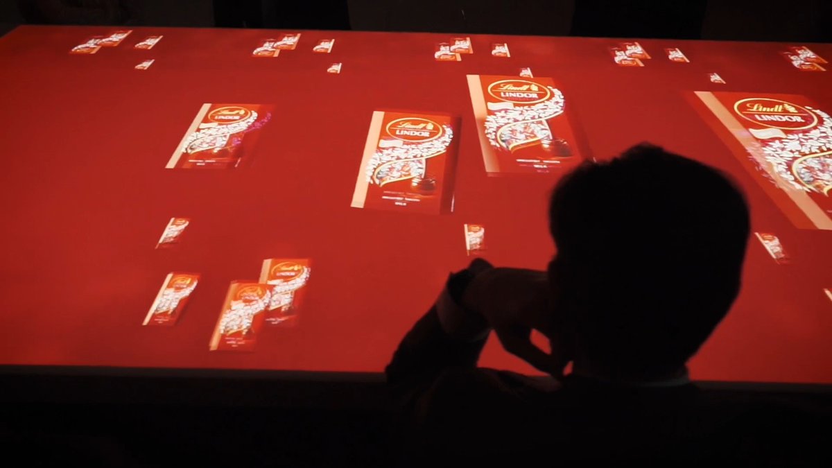 framemov's tweet photo. The Lindt Swiss Chocolate Masters were looking for an audiovisual experience to bring the brand closer to their customers. The experience focused on the idea of ​​moving the viewer to the Lindt World, reinforcing its brand image, its history, its values, and its positioning. https://t.co/USLlF00aZV