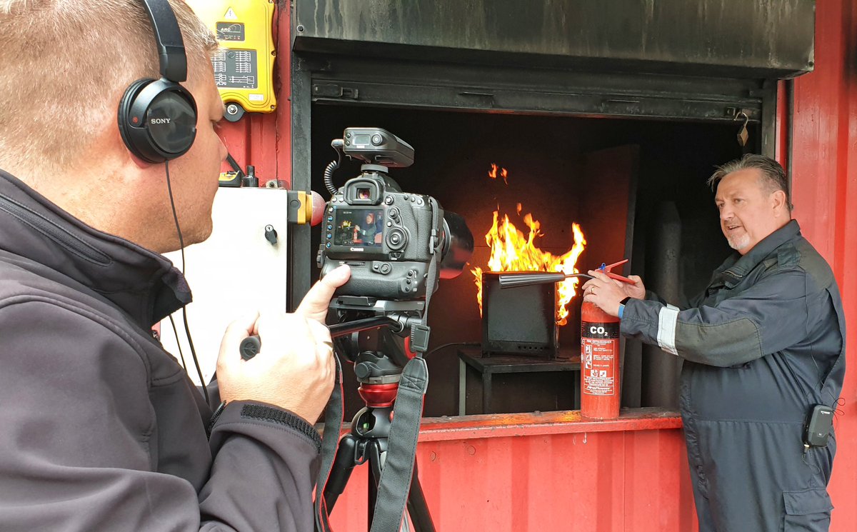 WMFSImages's tweet image. It feels so great to be back out filming for West Midlands Fire Service after so long out during Covid19