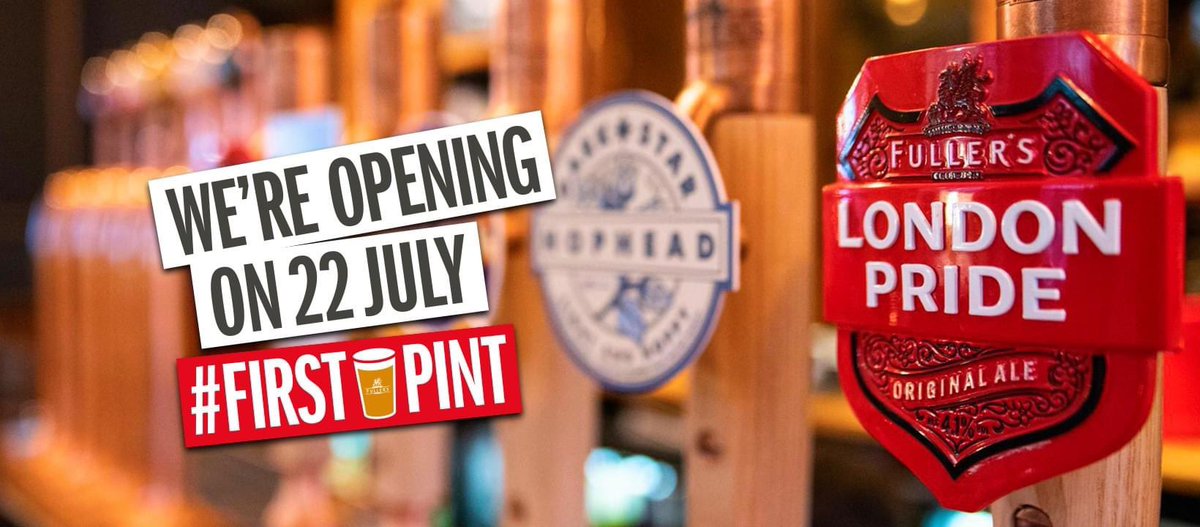 CrownInnBW's tweet photo. Good news! We’re delighted to announce that we are reopening our doors on 22nd July. It’s been a long time since we’ve seen you and we’ve been working hard behind the scenes to ensure a safe, clean and warm welcome #FirstPint #PubsReopening https://t.co/YAysjMqgCA