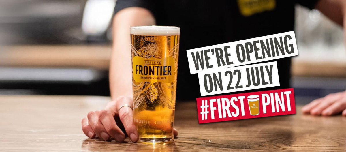 Good news! We’re delighted to announce that we are reopening our doors on 22nd July. It’s been a long time since we’ve seen you and we’ve been working hard behind the scenes to ensure a safe, clean and warm welcome #FirstPint #PubsReopening