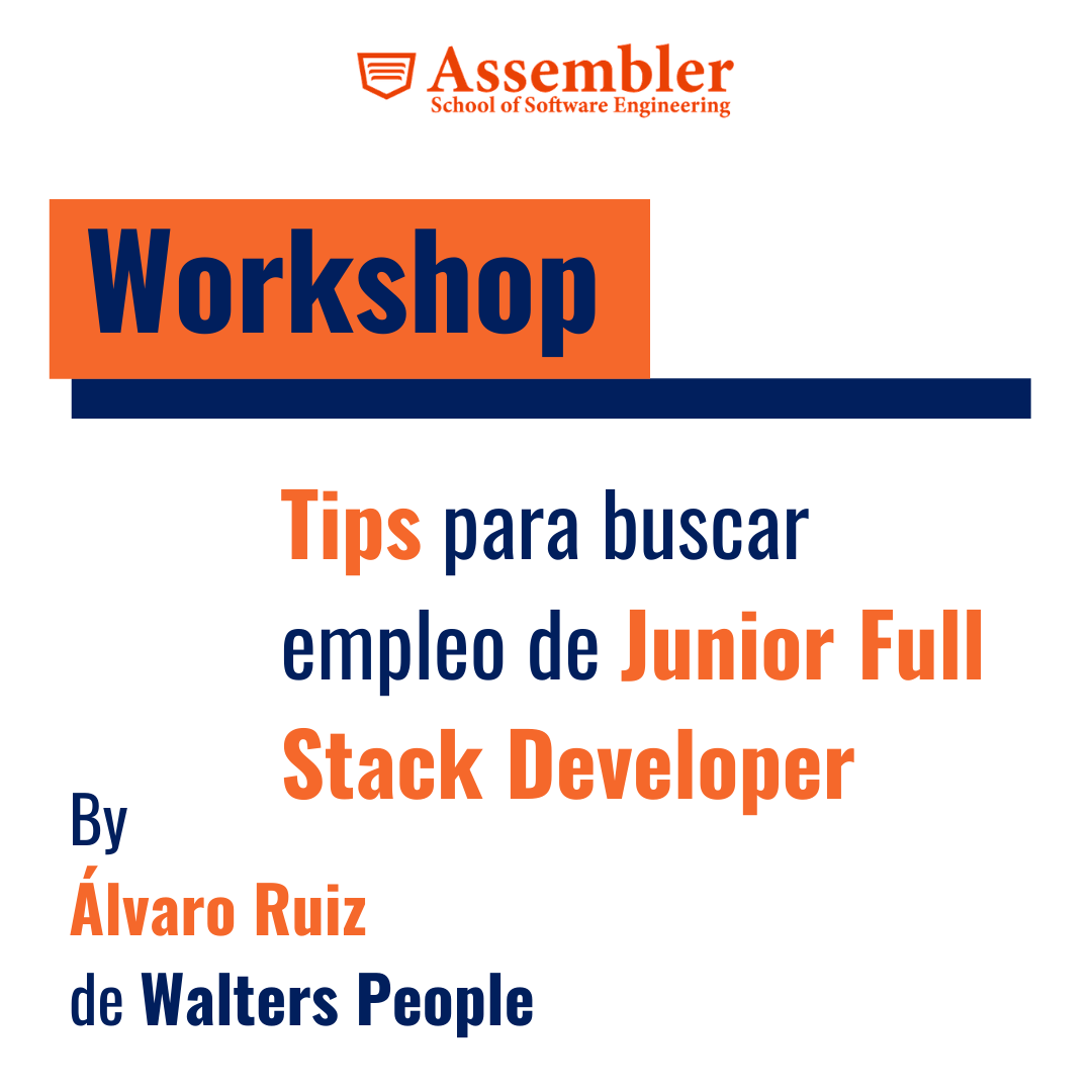 assemblerinstit's tweet image. Esta semana, nuestros alumnos participaron en un #workshop de la mano de Álvaro Ruiz Pulido de Walters People, donde aprendieron qué busca el mercado IT de un #developer y les dieron tips sobre la búsqueda de empleo de posiciones #JuniorFullStackDeveloper💥
¡Muchas gracias! ✨